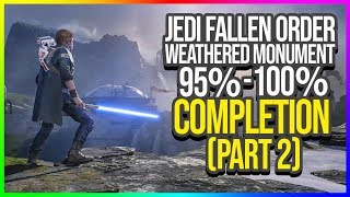 Star Wars Jedi Fallen Order  Secret Echo Location  Weathered Monument 95 to 100 EXPLORED [upl. by Satsoc]