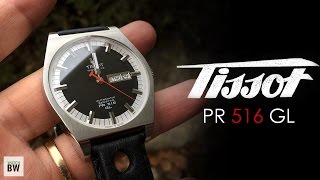 Tissot PR 516 GL Review  Cool Retro Inspired Sports Watch [upl. by Pradeep]