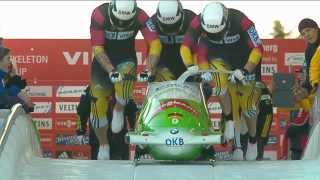 FIBT  4Man Bobsleigh World Cup 20132014  Winterberg Heat 2 Race 2 [upl. by Euhc871]