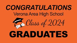 Verona Area High School Commencement Ceremony 6824 [upl. by Berlin]