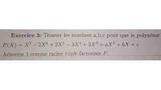 Factorisation polynomes exercice corrigé [upl. by Ashely359]