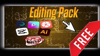 Video Editing packs for Video Editor  CapCut and All others Editing Apps use this Pack [upl. by Grimona511]