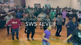 SWS 4ever Line Dance We Dancin Over Here Instructional [upl. by Annaxor892]