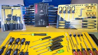 Best Screwdriver Set For The MONEY Tekton  Kobalt  Snap On  Klein  Craftsman  Stanley [upl. by Erie448]