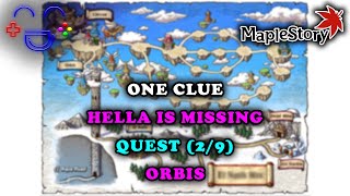 One Clue  Orbis  Maplestory Quest Guide [upl. by Brozak]