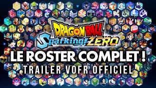 Dragon Ball Sparking ZERO  Le ROSTER COMPLET est révélé  💥 TRAILER Japonais soustitré FR [upl. by Aidyn]