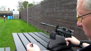 SMK CP2 Air Rifle test Mod 15 Metres 17042018 [upl. by Glasgo]