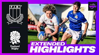 HOW MANY CARDS 🟥  ITALY V ENGLAND  EXTENDED RUGBY HIGHLIGHTS [upl. by Aehtla402]