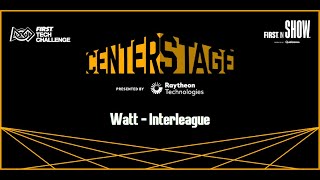 WA Watt Interleague  Centerstage [upl. by Pedrick184]