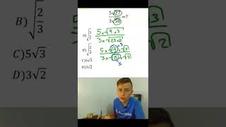 TRUCO para SIMPLIFICAR RADICALESmatematicas mathproblem shortsviral maths shorts [upl. by Yokum]