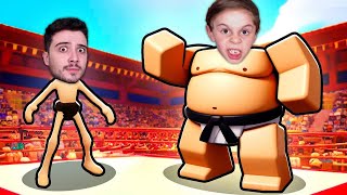 💪🏻 GÖBEK YAPTIK SUMO GÜREŞÇİSİ OLDUK 😲 Roblox Sumo Simulator [upl. by Ashley]