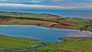 Loch Watenan and the Cairn of Get in Caithness Dji Spark drone [upl. by Ahsla375]