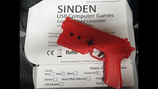 Sinden usb camera light gun for lcd tv just arrived watch me setup nes amp duck hunt [upl. by Mayman954]