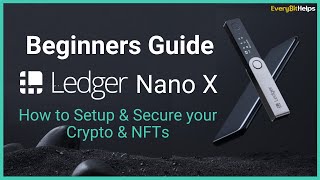 Ledger Nano X Tutorial Beginners Guide on How to Set up a Ledger Nano Wallet [upl. by Adnat52]