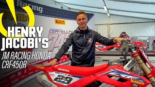 MXGP BIKE  Henry Jacobis Honda CRF450R [upl. by Kho]