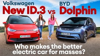 Is BYD the new Volkswagen Dolphin vs ID3 HEADTOHEAD  Electrifying [upl. by Aenneea]