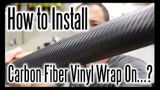 How To Install A Carbon Fiber Vinyl Wrap On HelpfulDetailingVideos detailingtips details [upl. by Draude293]