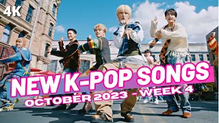 NEW KPOP SONGS  OCTOBER 2023 WEEK 4 [upl. by Chapen]