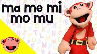 Sílabas ma me mi mo mu  El Mono Silabo  Videos Infantiles  Educación para Niños en Español [upl. by Idnar]