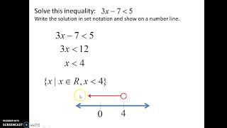 Skill Video Solving Linear Inequalities [upl. by Elorak725]