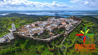 Monsaraz 🏞️ Alqueva aerial view  4K Ultra HD [upl. by Irovi749]