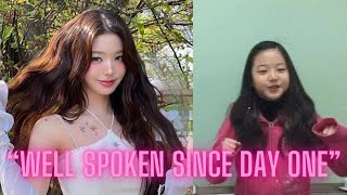 IVE Jang Wonyoungs Speaking Skills In Adorable PreDebut Clip Goes Viral — And DIVEs Are Beyond Imp [upl. by Ecydnak738]