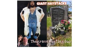 The grave of pro wrestler giant haystacks [upl. by Halette]