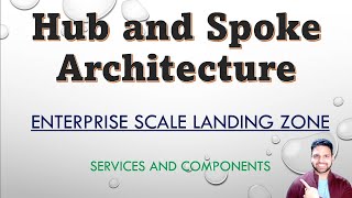 Hub and Spoke EnterpriseScale Landing Zone Networking  Whiteboard Design amp Setup Explained [upl. by Siver]