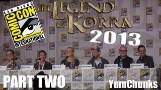 Legend of Korra 2013 Comic Con Panel HD BEST QUALITY Part 2 of 3 [upl. by Nolita132]