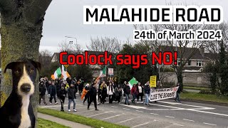 Peaceful Protest March 24th 2024  Malahide Road [upl. by Bolling]