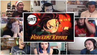 Tanjiros Hinokami Kagura Enbu  Demon Slayer  Kimetsu No Yaiba Reaction Mashup [upl. by Yerkovich]