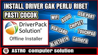 INSTALL DRIVER MENGGUNAKAN DRIVER PACK SOLUTION WINDOWS 7810 [upl. by Annot]