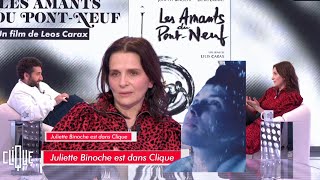 Juliette Binoche révèle avoir frôlé la mort sur le tournage des quotAmants du PontNeufquot [upl. by Jarvis]