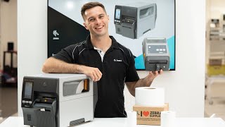 Comparing the ZT411 Linerless Industrial Printer vs the ZD621 Linerless Desktop Printer I Zebra [upl. by Aicire]