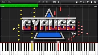 Gyruss NES  Main Theme【Synthesia Remake】 [upl. by Heyde]