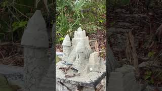 Sandcastles appearing at the tidal pool at Sebastian Inlet State Park [upl. by Bull]