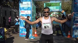 VOTV  El granollerí Mourad Mounim campió de Catalunya de mitja marató [upl. by Granlund247]