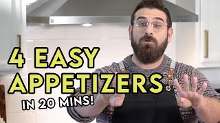 4 EASY and stunning Holiday Appetizers in 20 minutes  Impressive Party Bites  Chef Michael [upl. by Bodnar206]