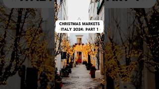 😍 Christmas markets in Italy PART 1 PUGLIA I can’t wait christmas2024 christmasmarkets puglia [upl. by Rai]