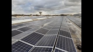 Aliplast Aluminium Systems installs 3650 solar panels [upl. by Caia]