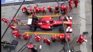 F1 Pit Stops 1950 vs 2013 Quick Changeover  SMED [upl. by Denver]