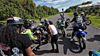 TOOK OUR DIRTBIKES TO A RACE TRACK  Wild Day  LIFE WITH CHARLIE [upl. by Yruoc]