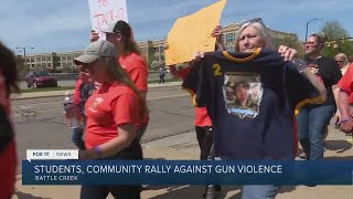 Students community rally against gun violence [upl. by Mobley]