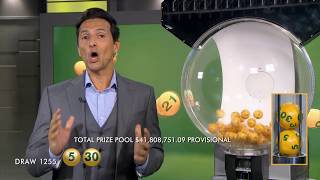 Oz Lotto Draw Results 1255 06032018  the Lott [upl. by Dorsey441]