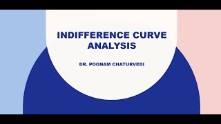 Indifference curve analysis [upl. by Eoj755]