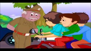 Tintu Mon Comedy  POLICE  Malayalam Animation Cartoon 2017  Tintu Mon Rockzzzz [upl. by Gemina]