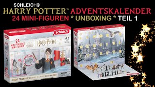 Schleich ® Harry Potter ™ MiniFiguren Adventskalender Serie 1  Wizarding World ™ Unboxing Teil 1 [upl. by Akcinat]