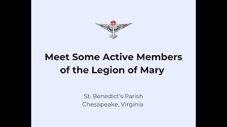 Meet Active Member of the Legion of Mary [upl. by Kaye952]