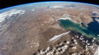 ISS Timelapse  Hurricane Fires amp Mountains 07 Oct 2024 [upl. by Ynnav]