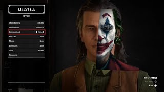 Red Dead Redemption 2 Online  RDO  How to Make Joaquin Phoenix as Arthur Fleck in Joker Request [upl. by Elwyn]